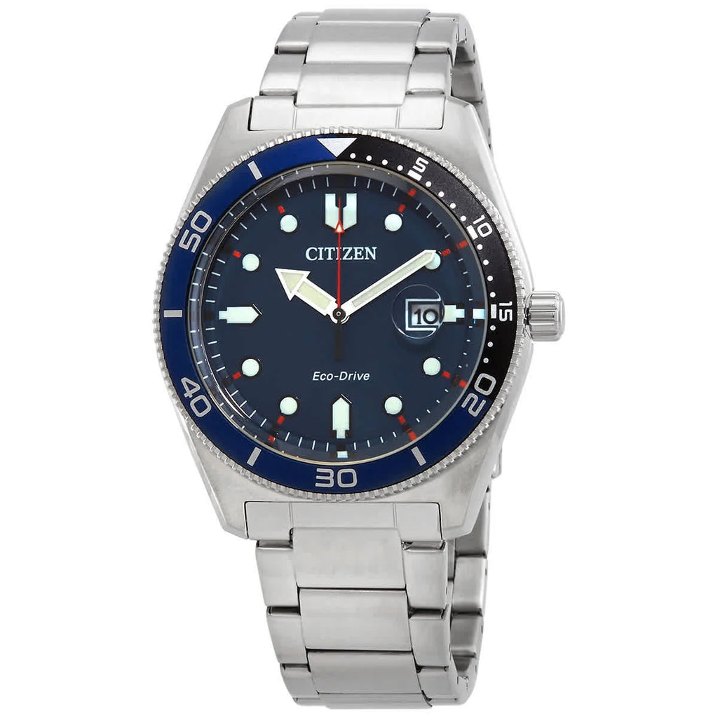 Eco-Drive Blue Dial Men'S Watch AW1761-89L